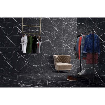 Керамогранит Realistik (Реалистик) Atlantis black sugar carving 60x120 см