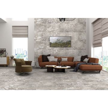 Керамогранит Realistik (Реалистик) Cordelia crystal grey stonelo carving 60x120 см