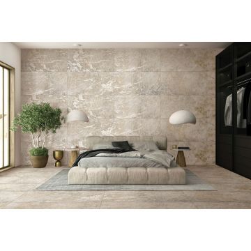 Керамогранит Realistik (Реалистик) Cordelia crystal marfil stonelo carving 60x120 см