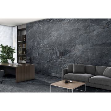 Керамогранит Realistik (Реалистик) Esme black sugar carving 60x120 см