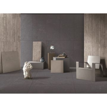 Керамогранит Realistik (Реалистик) Pure nero matt carving 60х60 см