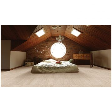 Керамогранит Реалистик Juliette 60х60 см бежевый, Джульетт Травертино, Realistik