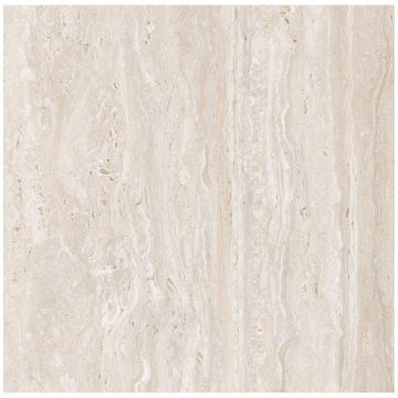 Керамогранит Реалистик Juliette 60х60 см бежевый, Джульетт Травертино, Realistik