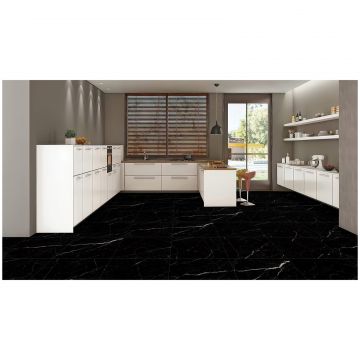 Керамогранит Реалистик Royal 60х60 см черный RoyalB60, Ройял, Realistik