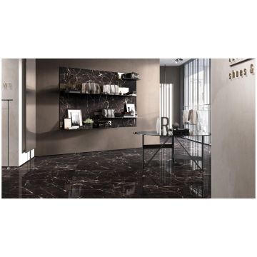 Керамогранит Rondine Canova Labradorite Lap Ret 60X120 60х120 см серый, черный, коричневый матовая J92910