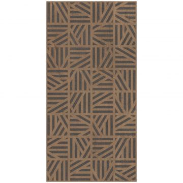 Керамогранит Санчис Nara 120х60 см коричневый матовая SNCH000013, Lattice Wallnut С.Dark, Sanchis