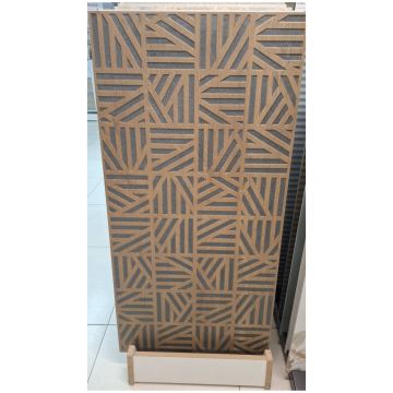 Керамогранит Санчис Nara 120х60 см коричневый матовая SNCH000013, Lattice Wallnut С.Dark, Sanchis
