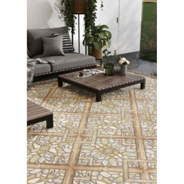 Керамогранит Beryoza Ceramica (Береза Керамика) Аризона GP коричневый 41,2х41,2 см