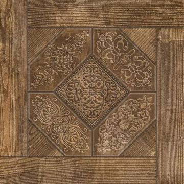 Керамогранит Beryoza Ceramica (Береза Керамика) Рустик GP орех темный 41,2х41,2 см