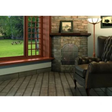 Керамогранит Beryoza Ceramica (Береза Керамика) Шато GP коричневый 14,7х59,4 см