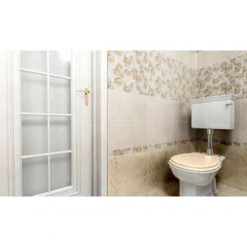 Керамическая Плитка Бордюр Beryoza Ceramica (Береза Керамика) Камелия светло-бежевый 1с 50х5,4 см