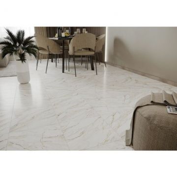 Керамическая Плитка Beryoza Ceramica Glamour белый 418х418 мм