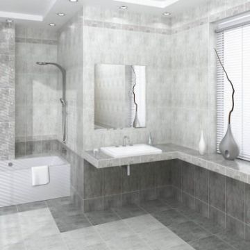 Керамическая Плитка Beryoza Ceramica (Береза Керамика) Амалфи серый 1с 41,8х41,8 см