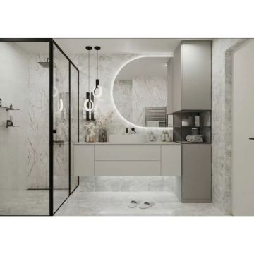 Плитка настенная Beryoza Ceramica Avalanche серый 30х60 см