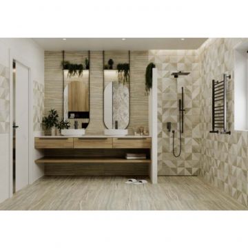 Плитка настенная Beryoza Ceramica Palissandro белый 30х60 см