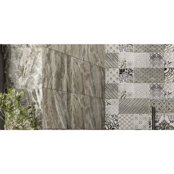 Декор Beryoza Ceramica (Береза Керамика) Valensole 2 синий 25х50 см