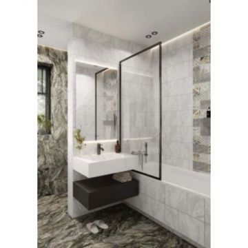 Плитка настенная Beryoza Ceramica (Береза Керамика) Valensole коричневый 25х50 см