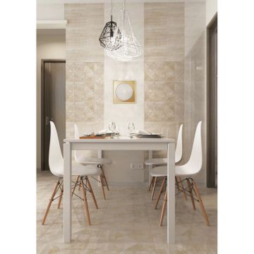 Декор Beryoza Ceramica (Береза Керамика) Астерия светло-бежевый 30х60 см