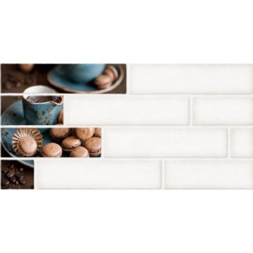 Декор Beryoza Ceramica (Береза Керамика) Брик 1 кремовый 30х60 см