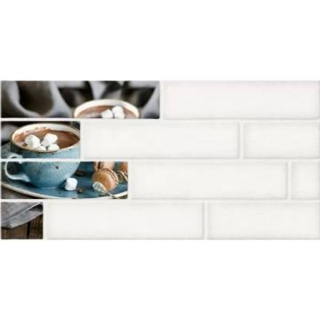 Декор Beryoza Ceramica (Береза Керамика) Брик 2 кремовый 30х60 см