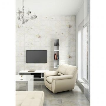 Плитка напольная Beryoza Ceramica (Береза Керамика) Оникс G салатный 41,8х41,8 см