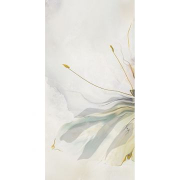 Панно Beryoza Ceramica (Береза Керамика) Оникс бабочка 1 салатный 25х50 см