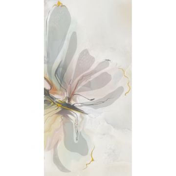 Панно Beryoza Ceramica (Береза Керамика) Оникс бабочка 2 салатный 25х50 см