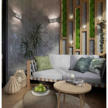 Плитка настенная Axima (Аксима) Джаз орнамент глянцевый 20х20 см