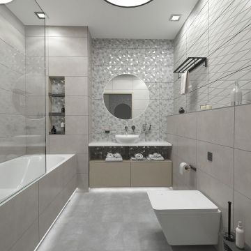 Настенная плитка Керлайф Roma Grigio 31,5х63 см (924849)