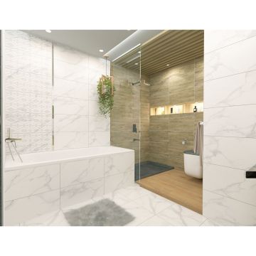 Напольная плитка Керлайф Calacatta Bianco 42х42 см (928408)