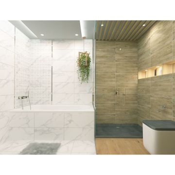 Напольная плитка Керлайф Calacatta Bianco 42х42 см (928408)