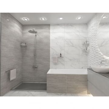 Напольная плитка Керлайф Calacatta Bianco 42х42 см (928408)