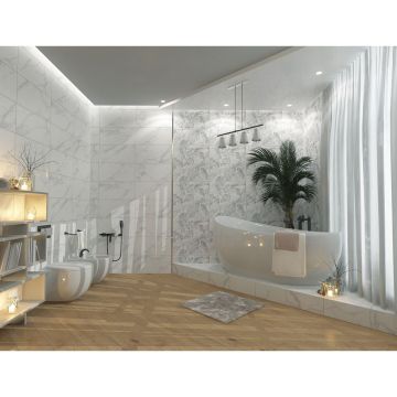 Настенная плитка Керлайф (Kerlife) Calacatta Bianco Nature 1 31,5х63 см (925819)