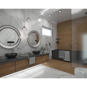 Настенная плитка Керлайф Calacatta Silver 31,5х63 см (925894)
