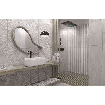 Настенная плитка Керлайф (Kerlife) Pulpis White Decor 31,5х63 см (925952)