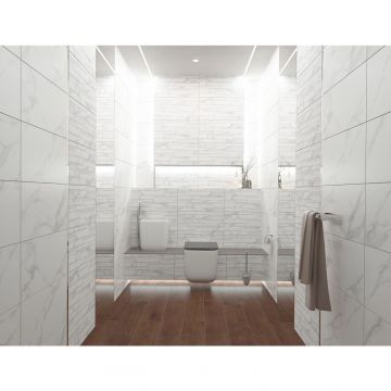Настенная плитка Керлайф (Kerlife) Calacatta Bianco Bricks Rel. 31,5х63 см (925818)