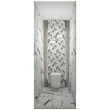 Мозаика Керлайф Arabescato 29,4х29,4 см белый глянцевая 914758, BIANCO