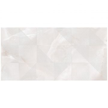 Керамическая плитка Керлайф Оникс белый глянцевая / Декор 31.5х63 см Onix blanco Kerlife