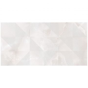 Керамическая плитка Керлайф Оникс белый глянцевая / Декор 31.5х63 см Onix blanco Kerlife