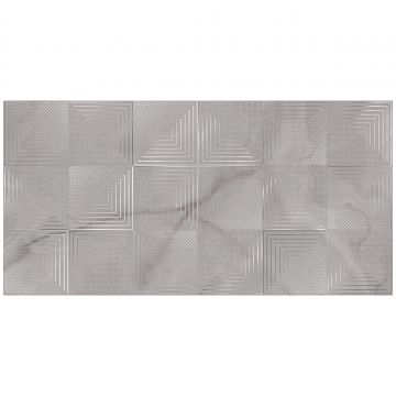 Керамическая плитка Керлайф Оникс серый глянцевая / Декор 31.5х63 см Onix gris Kerlife
