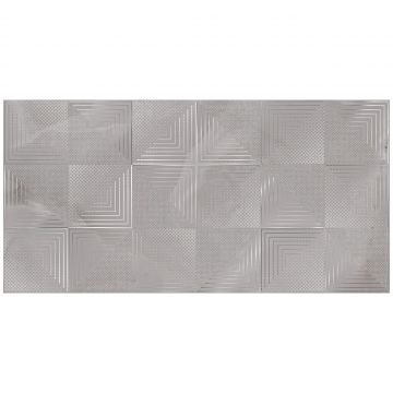 Керамическая плитка Керлайф Оникс серый глянцевая / Декор 31.5х63 см Onix gris Kerlife