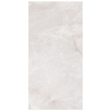 Керамическая плитка Керлайф Оникс белый цветы / Плитка 31.5х63 см Onix blanco fiori 33 9шт/кор Kerlife