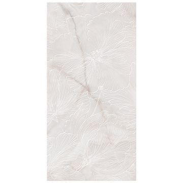Керамическая плитка Керлайф Оникс белый цветы / Плитка 31.5х63 см Onix blanco fiori 33 9шт/кор Kerlife