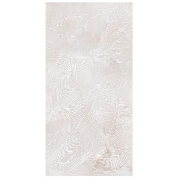 Керамическая плитка Керлайф Оникс белый цветы / Плитка 31.5х63 см Onix blanco fiori 33 9шт/кор Kerlife