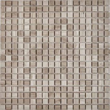 Мозаика Pixmosaic (Пиксмозаик) Мрамор White Wooden 30,5х30,5 см (PIX253)