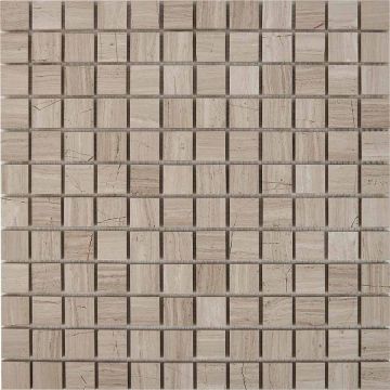 Мозаика Pixmosaic (Пиксмозаик) Мрамор White Wooden 30,5х30,5 см (PIX254)