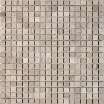 Мозаика Pixmosaic (Пиксмозаик) Мрамор White Wooden 30,5х30,5 см (PIX255)