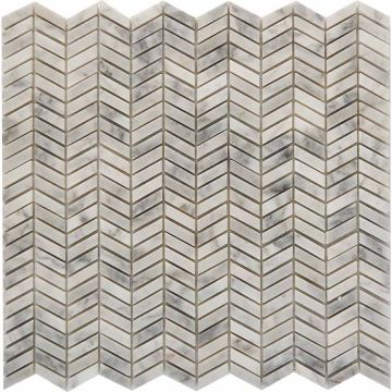 Мозаика Pixmosaic (Пиксмозаик) Мрамор Bianco carrara 29,8х30,7 см (PIX290)