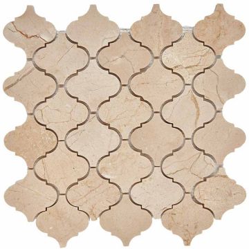 Мозаика Pixmosaic (Пиксмозаик) Мрамор Cream Marfil 30,5х31,5 см (PIX292)