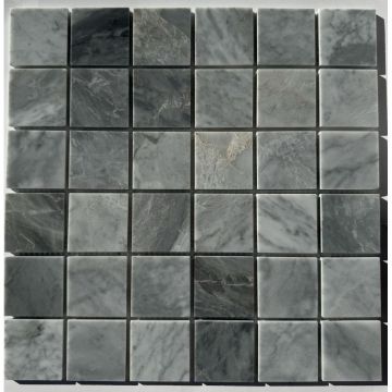 Мозаика Pixmosaic (Пиксмозаик) Мрамор Ice Grey полированная 30,5х30,5 см (PIX338)